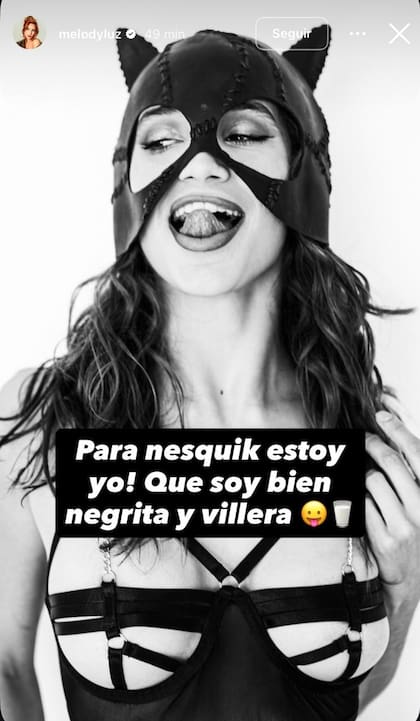 Melody Luz no tardó en responderle a Mariana Nannis (Foto: Instagram @melodyluz)