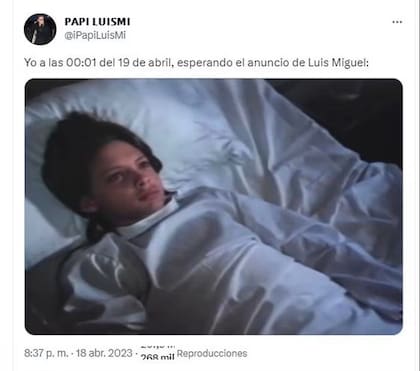 Meme espera anuncio de Luis Miguel