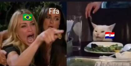 Meme sobre la eliminación de Brasil ante Croacia por el Mundial de Qatar 2022