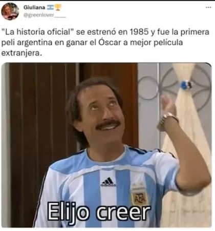 Meme sobre los Premios Oscar