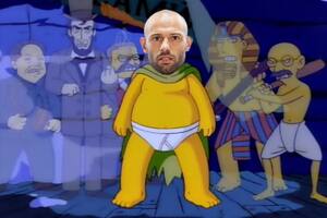 Estallaron los memes contra Mascherano tras la eliminación de Argentina