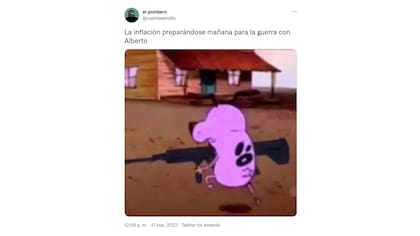 Memes de la guerra contra la inflación.