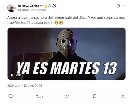 Memes por el martes 13