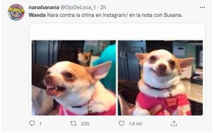 Memes tras la entrevista de Susana Giménez a Wanda Nara (Foto: Captura Twitter/@OjoDeLoca_1)