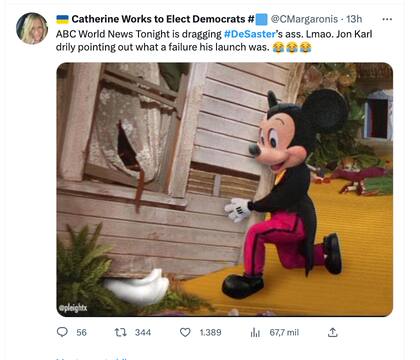 Memes y burlas hacia el lanzamiento de candidatura presidencial del republicano Ron DeSantis