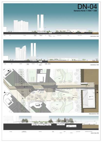 Mención: Autores: arqs. M. Baudizzone y J. Lestard. Director de Proyecto: arq. A. Fernández Abadie. Equipo de Proyecto: arqs. J. I. Ruffa, C. Haupt, y J. Gorodner