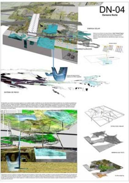 Mención Honorífica: Autores: Arqs.Arnoldo Rivkin, Sebastien Rinckel, Rémi Rouyer, Gad Benarroch y Maud Godard. Colaboradores: Liang Ma, Charles Girard, Roman Scoarne