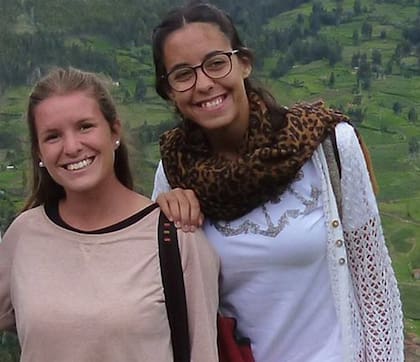 Menegazzo y Coni estuvieron 10 días en Montañita