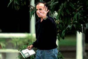 Menem, en la quinta de Don Torcuato, donde cumple arresto