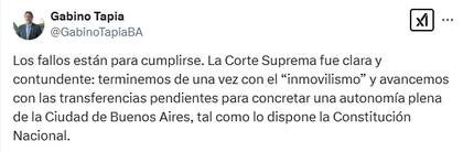 Mensaje del ministro de Justicia de la Ciudad Autónoma de Buenos Aires.