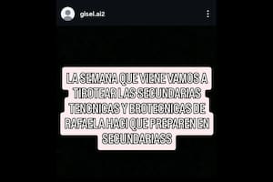 La directora de una escuela pidió investigar mensajes que invitan a una nueva masacre escolar