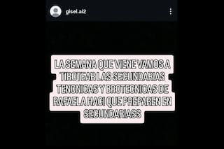 Denuncian la viralización de mensajes que prometen una nueva masacre escolar