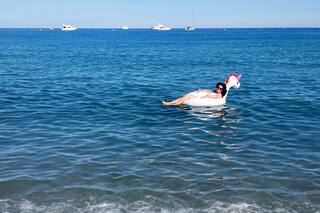 Mi mejor lugar en Francia: “Acá hago aquagym en el mar, mirando a Italia”