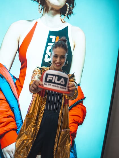 Mer Oviedo con su total look by Fila