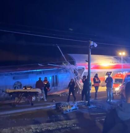 Merakio mostró cómo se descarriló una de las formaciones