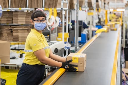 Mercado Libre opera su propio centro de logística, en la zona Sur del Gran Buenos Aires.