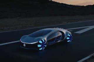 Mercedes-Benz presentó en acción su prototipo futurista Vision Avtr