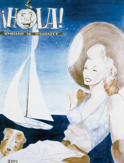 El primer número de ¡HOLA! que vio la luz, en septiembre de 1944.