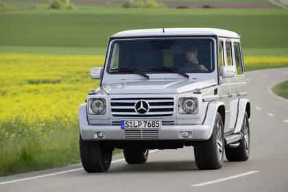 Mercedes-Benz G 55 AMG, uno de los autos disponibles para las pruebas en pista