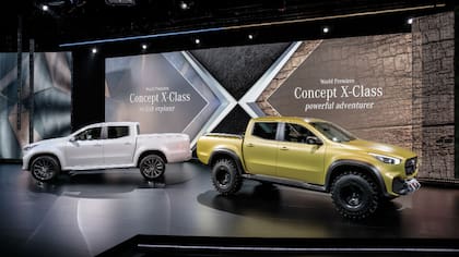 Mercedes Benz presentó los concepts de su pick up Clase X.