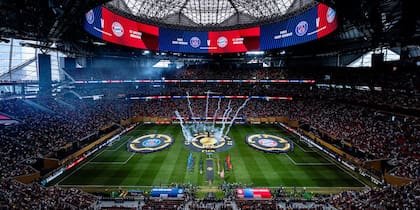Mercedes-Benz Stadium, la casa del Atlanta United tendrá partidos de rondas finales (X/@MBStadium)