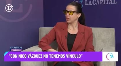 Mercedes Funes en su charla con Guido Záffora: "Con Nico Vázquez no tenemos vínculo" (Foto: Captura)