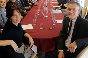 Mercedes Marcó del Pont y Carlos Castagneto