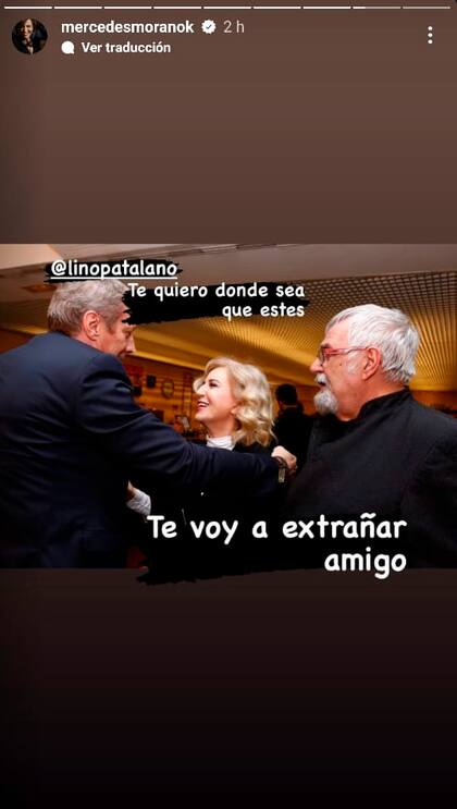 Mercedes Morán también recurrió a las redes para recordarlo