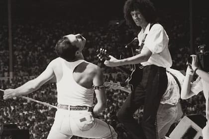 Mercury y May, en Live Aid