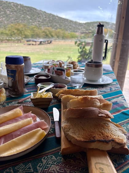 Merienda y alojamiento en Finca La Loma