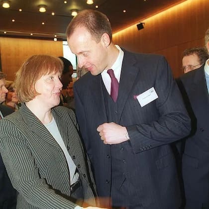 Merkel y Merz en el año 2000