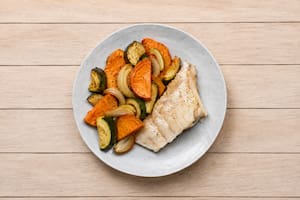 Merluza al horno antiinflamatoria