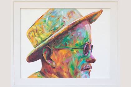"Merrion Side View Joyce", del artista David Nowlan, una muestra digital que forma parte del festival Bloomsday 2020