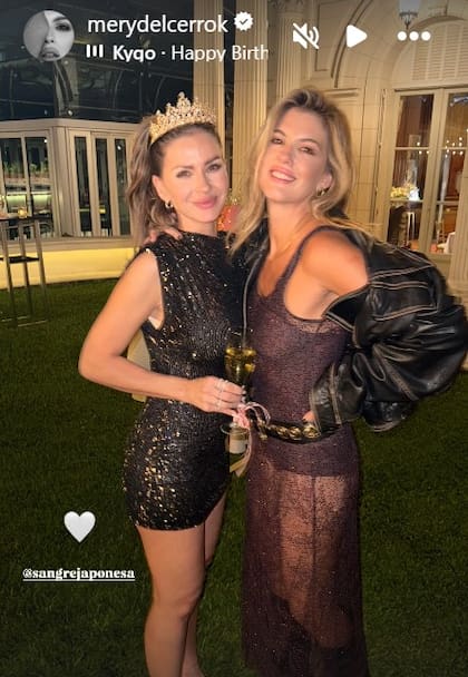 Mery del Cerro fue una de las invitadas del cumpleaños de la China Suárez