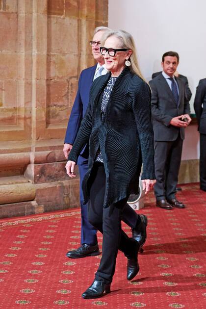 Meryl Streep fue con su hermano.