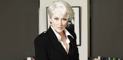 Meryl Streep le dio el equilibrio justo entre glamour y dura frialdad al papel de Miranda Priestly en El diablo viste a la moda