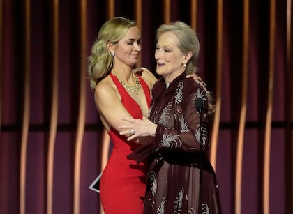 Meryl Streep y Emily Blunt, aplaudidas por sus colegas