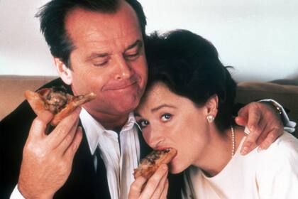 Meryl Streep y Jack Nicholson en Heartburn", basado en la novela semiautobiográfica de Ephron