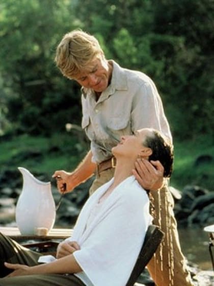 Meryl Streep y Robert Redford en África mía (Foto: captura)