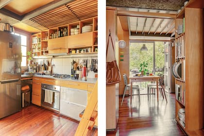 Mesa extensible. Sillas (Sodimac).