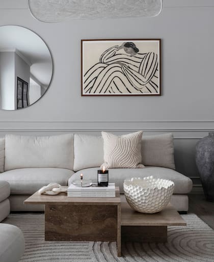 Mesa ratona (Chilli). Pintura en blanco y negro (Sofia Lind, artista sueca).