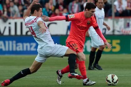 Messi anotó pero Barcelona empató en Sevilla