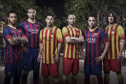 Una postal del Barcelona de los años dorados: Messi, Xavi, Iniesta, Thiago, Piqué y Puyol