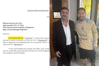 El millonario contrato del financista cercano a Tapia para comercializar tarjetas con la figura de Messi