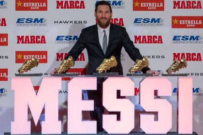 Messi consiguió su quinta bota de oro, récord absoluto