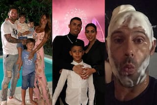Cristiano en yate y Mascherano con espuma: así recibieron 2019 los futbolistas