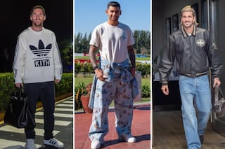 El look de los jugadores de la selección: la llegada de Messi y el outfit “jugado” del Cuti Romero