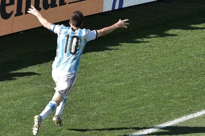 Messi, el que menos corrió pero el más determinante