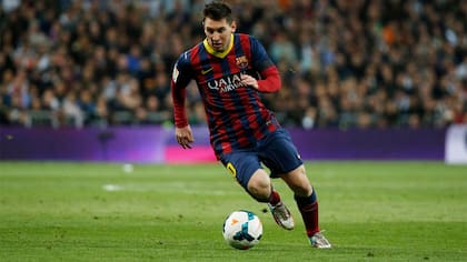 Messi, en velocidad