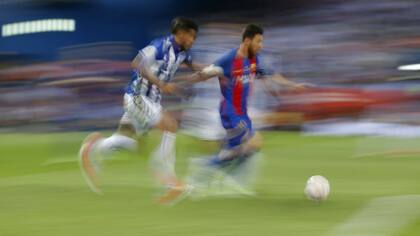 Messi, en acción en la final
